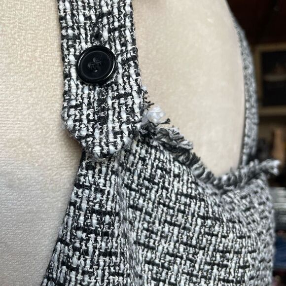 REVOLVE Black and Gray Tweed Dress - Picture 11 of 15